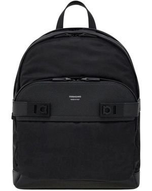 Ferragamo Tassen ,Zwart ,Nylon Twins Nylon Rugzak