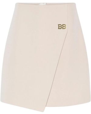 Bruuns Bazaar Rokken ,Rok Met Een Unieke Snit - Naturel