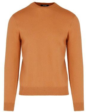Bomboogie Round-Neck Knitwear - Brown
