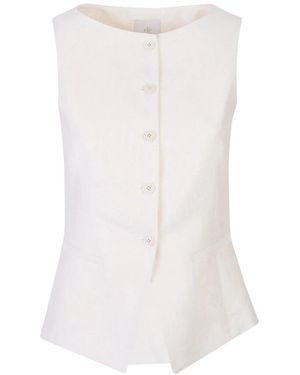 Eleventy Waistcoats - White