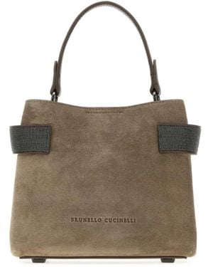Brunello Cucinelli Shopping Bags - Grey
