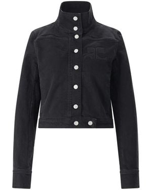 Courreges Denim Jackets - Blue
