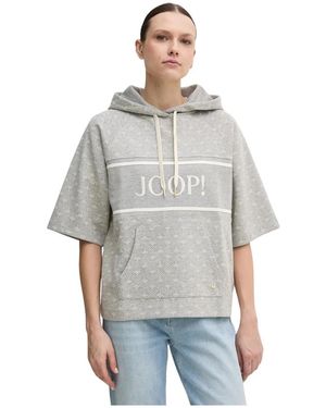 Joop! Hoodies & Sweatvesten ,Grijs ,Katoen Hoodies