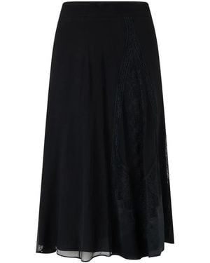 Alberta Ferretti Rokken ,Zwart ,Midi Rok