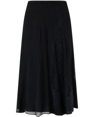 Alberta Ferretti Rokken ,Zwart ,Midi Rok