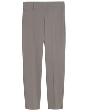 Cinque Broeken ,Bruin ,Hoge Taille Vrouwelijke Stijl Broek - Grijs