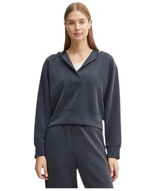 Casall Hoodies & Sweatvesten ,Blauw ,Peachy Hoodie