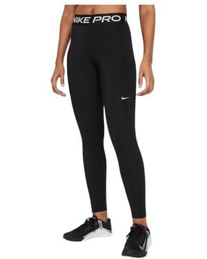 Nike Leggings Met Logo - Zwart