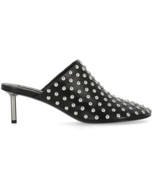 Jil Sander Heeled Mules - Black