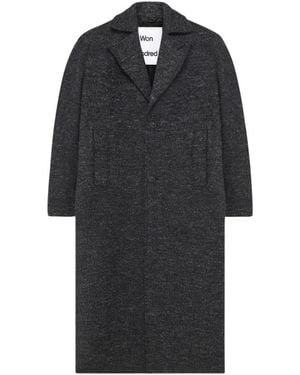 Won Hundred Single-Breasted Coats - Negro