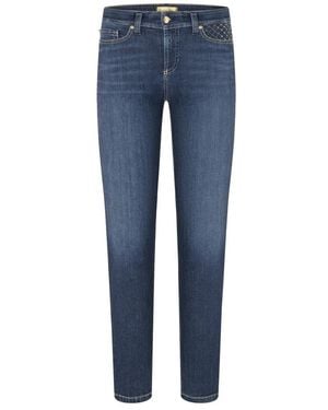 Cambio Cropped Jeans - Blue