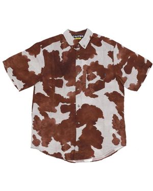 Iuter Short Sleeve Shirts - Marrón