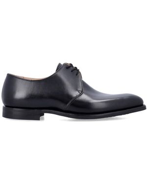 Crockett & Jones Scarpe derby nere chiuse aw24 - Blu