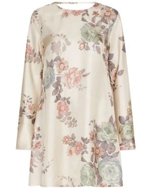 Marella Short Dresses - Natural