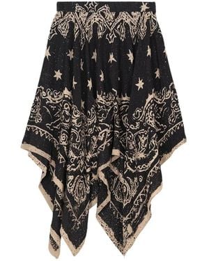 R13 Midi Skirts - Black