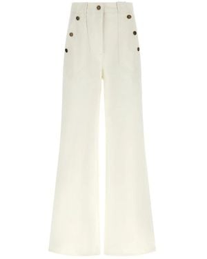 Max Mara Wide Jeans - White