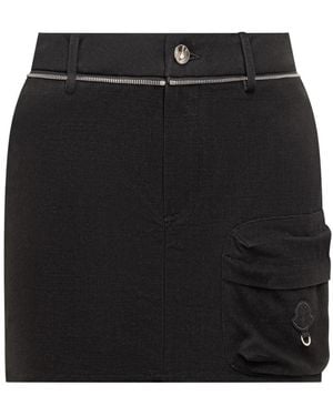 Moncler Short Skirts - Black