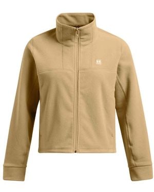 Under Armour Hoodies & Sweatvesten ,Bruin ,Polyester Expanse Fleece Full-Zip - Groen