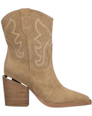 Alma En Pena. Cowboy & Biker Boots - Brown