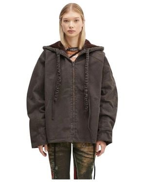OTTOLINGER Denim Jackets - Marrone