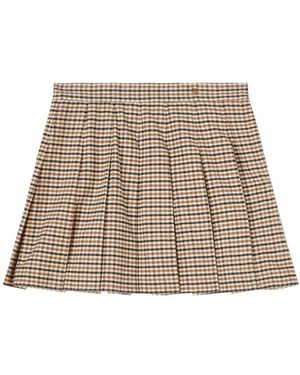 Palm Angels Short Skirts - Natural
