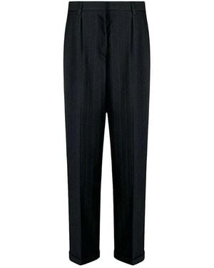 Miu Miu Straight Trousers - Negro
