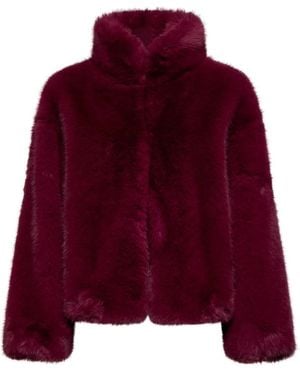 Silvian Heach Faux Fur & Shearling Jackets - Morado