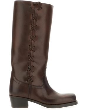 Paris Texas Cowboy Boots - Brown