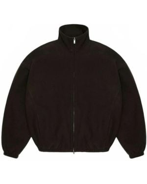Rains Jassen ,Zwart ,Polyester Fleece Zip Jacket