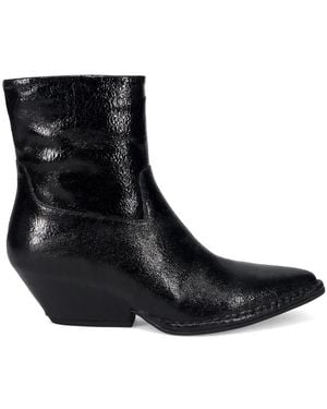 Roberto Del Carlo Cowboy & Biker Boots - Black