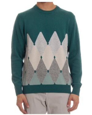 Ballantyne Round-Neck Knitwear - Green