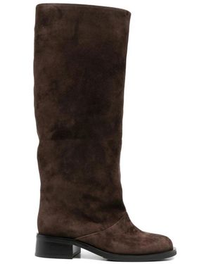 ADRIANNA FERETTI High Boots - Marrone
