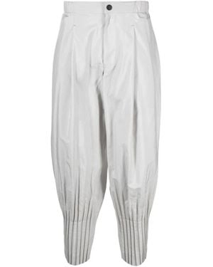 Issey Miyake Wide Trousers - Grigio