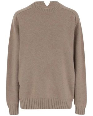 Carven Round-Neck Knitwear - Marrón