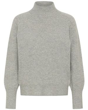 My Essential Wardrobe Rollkragenpullover - Grau
