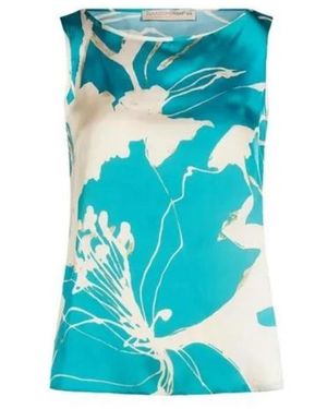 Rinascimento Sleeveless Tops - Blue