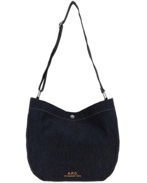 A.P.C. Shoulder Bags - Blu