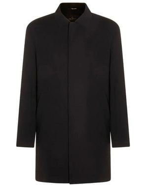Montecore Single-Breasted Coats - Black