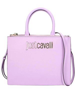 Just Cavalli Shopping Bags - Purple