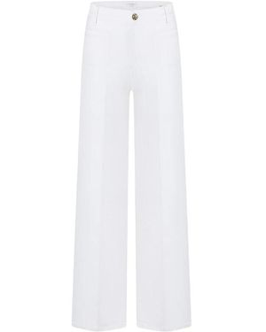 Cambio Wide Trousers - White