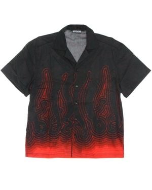 Octopus Short Sleeve Shirts - Negro