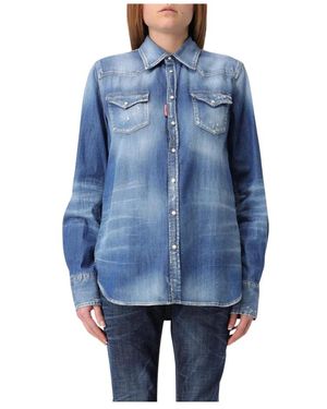 DSquared² Denim Shirts - Blu