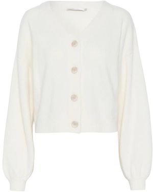 Gestuz Cardigans - White
