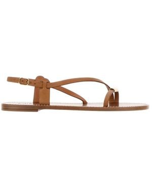 Chloé Flat Sandals - Marrone