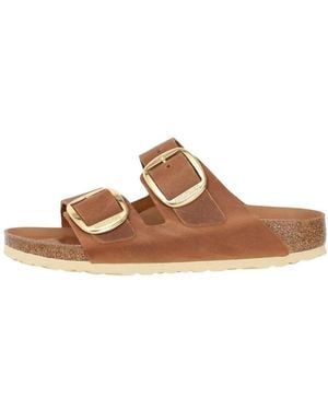 Birkenstock Sliders - Marrone
