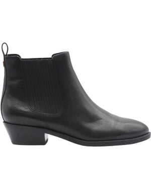 Ralph Lauren Cowboy Boots - Black