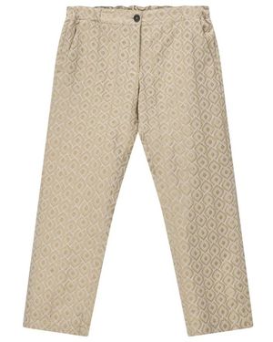 Massimo Alba Rechte Broek - Naturel