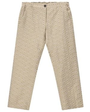 Massimo Alba Straight Pants - Natural
