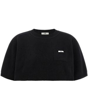 Elisabetta Franchi T-Shirts - Black