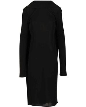 TOTEME Cocoon Sjaal Jurk - Zwart